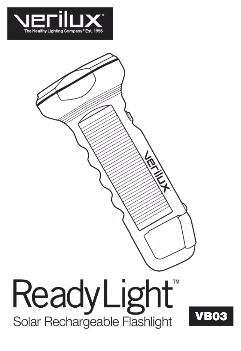 Page 1 de la notice Manuel utilisateur Verilux ReadyLight