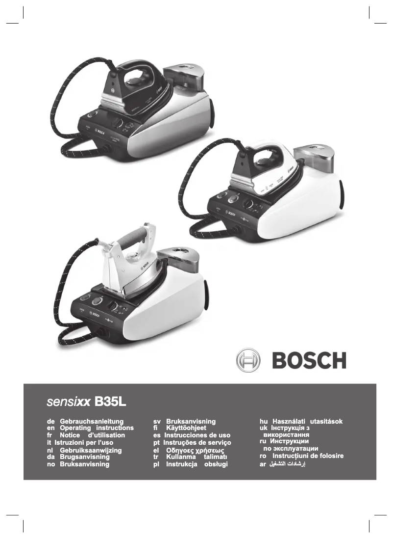 Page 1 de la notice Manuel utilisateur Bosch TDS3568