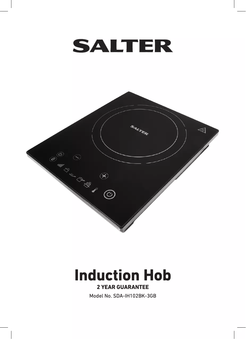 Page 1 de la notice Manuel utilisateur Salter SDA-IH102BK