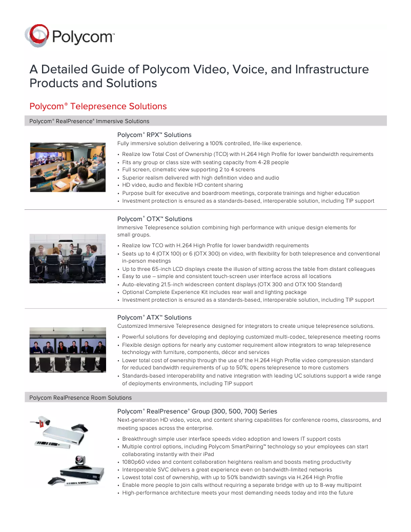 Page n°1 - Manuel utilisateur Polycom CX7000