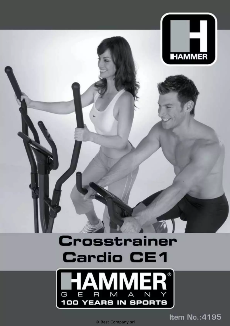 Image de la première page du manuel de l'appareil Cardio CE1