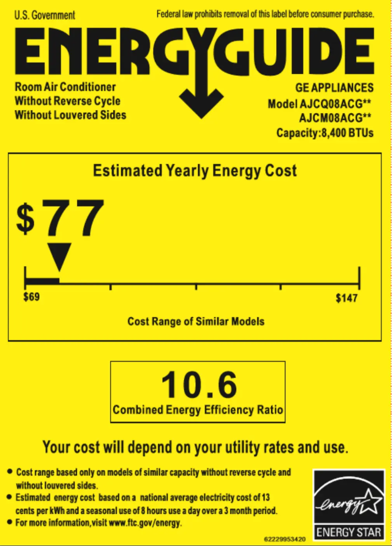 Imagen de la primera página del manual del dispositivo AJCM08ACG