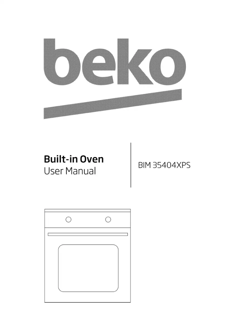 Page n°1 - Manuel utilisateur Beko BIM35404XPS