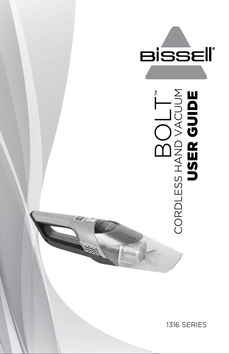 Page 1 de la notice Manuel utilisateur Bissell 1316