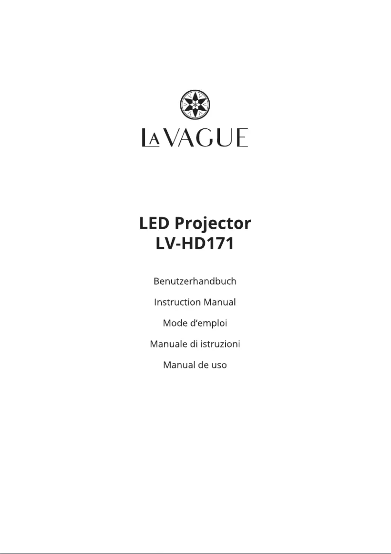 Image de la première page du manuel de l'appareil LV-HD171