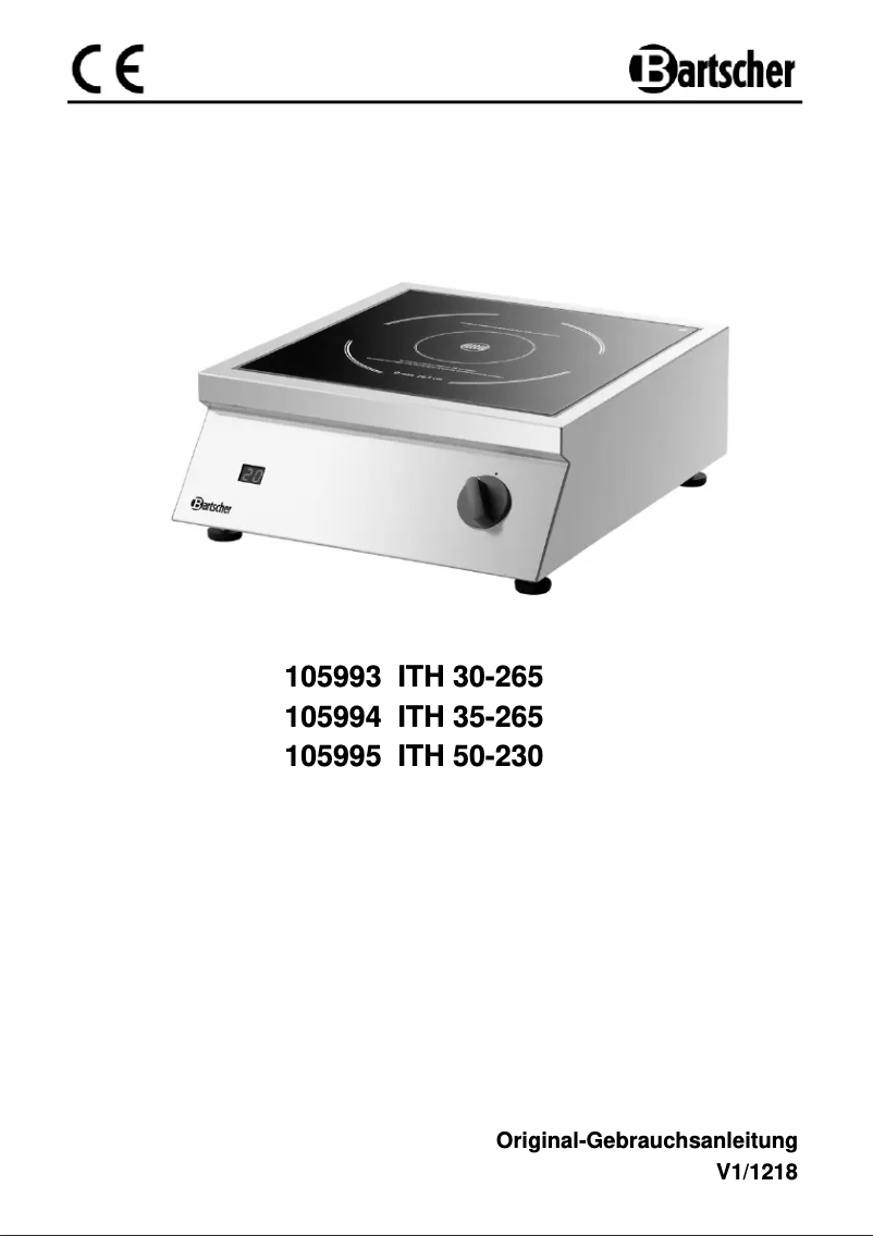 Image de la première page du manuel de l'appareil ITH 30