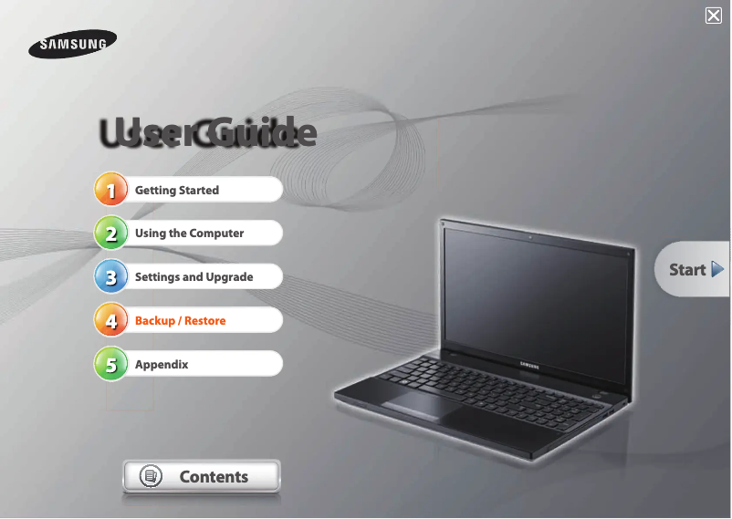 Image de la première page du manuel de l'appareil NP305V5AI