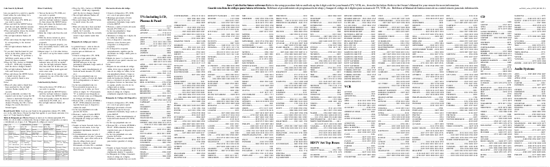 Page n°1 - Manuel utilisateur Philips SRU5107