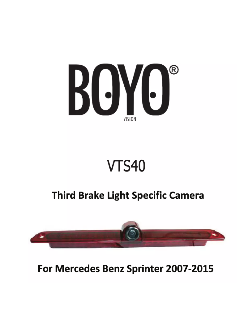 Página 1 del manual Manual de usuario Boyo VTS40