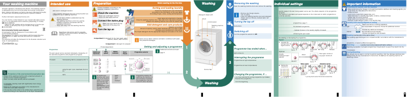 Image de la première page du manuel de l'appareil WAE24163