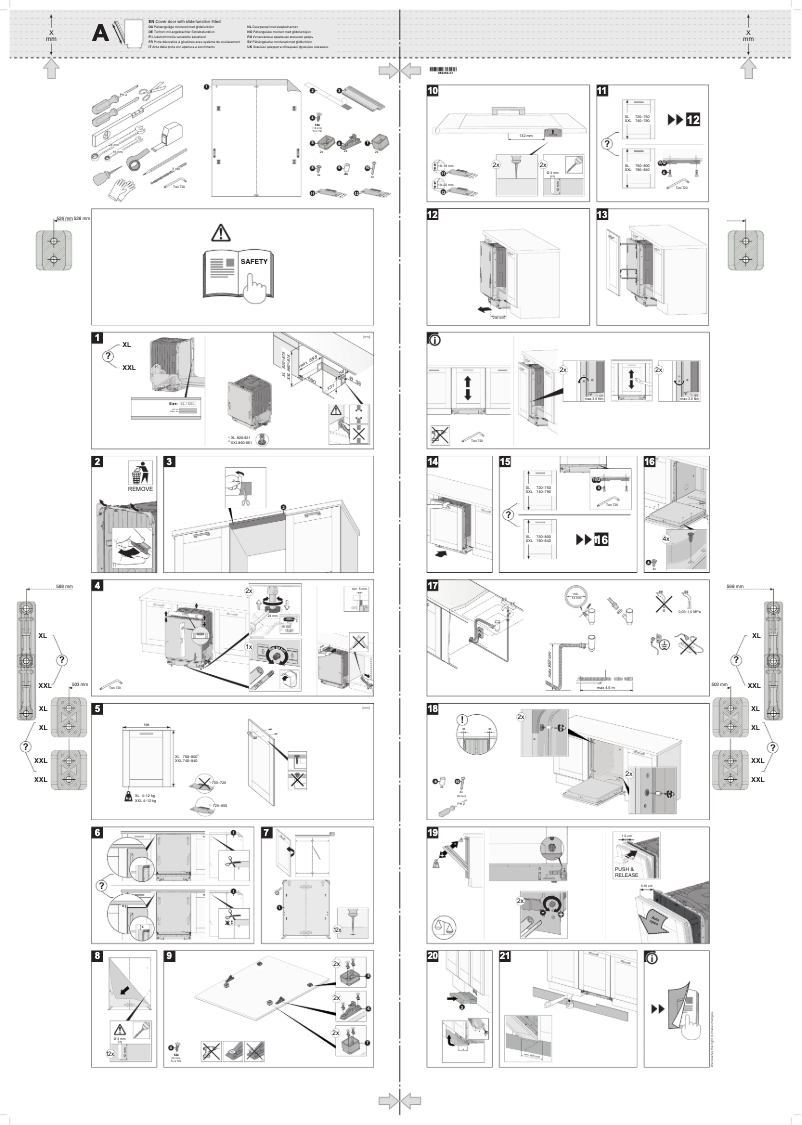 Page n°1 - Guide d'installation Asko DSD767UXXL.AU