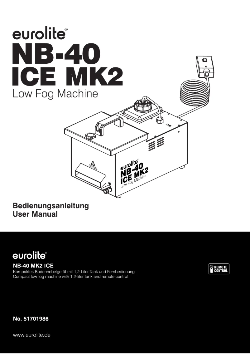 Página 1 del manual Manual de usuario Eurolite NB-40 MK2