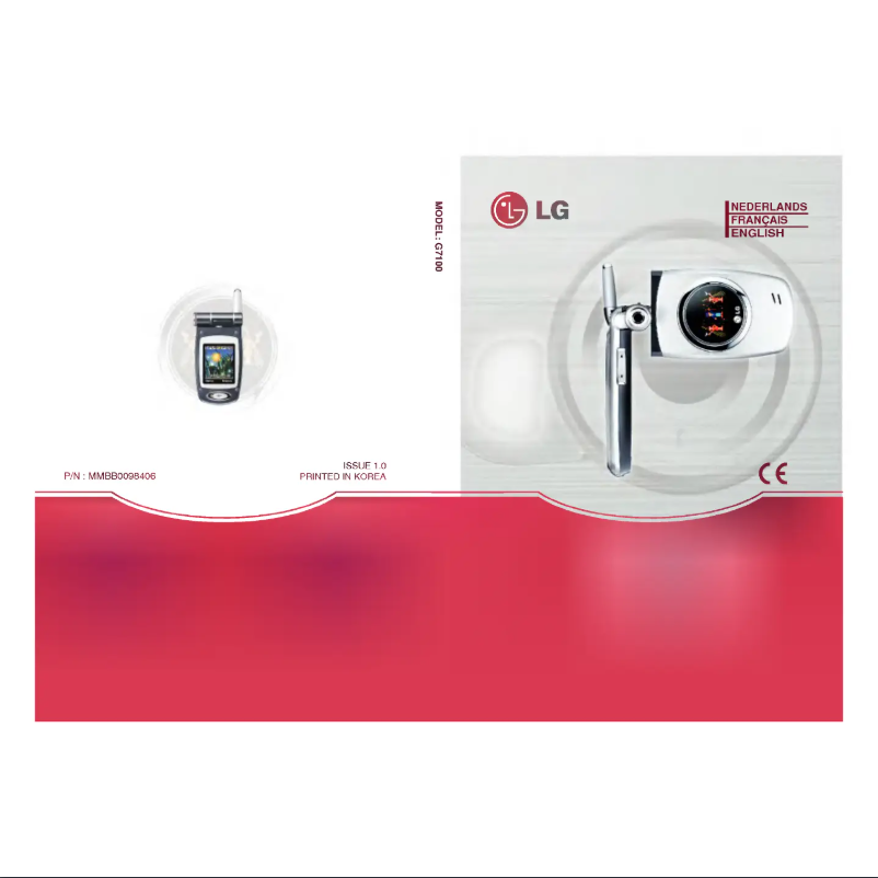 Page n°1 - Manuel utilisateur LG G7100