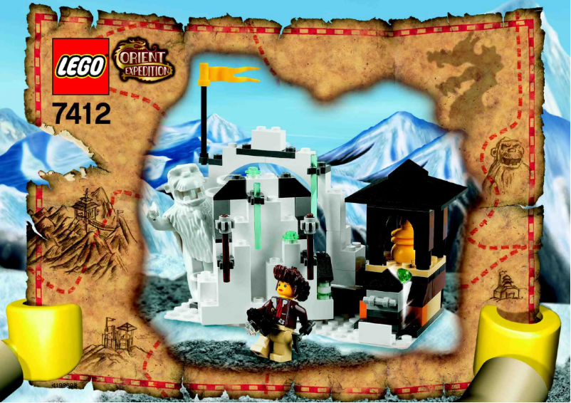 Page 1 de la notice Manuel utilisateur Lego Adventurers 7412