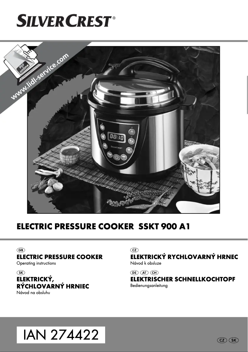 Image de la première page du manuel de l'appareil SSKT 900 A1