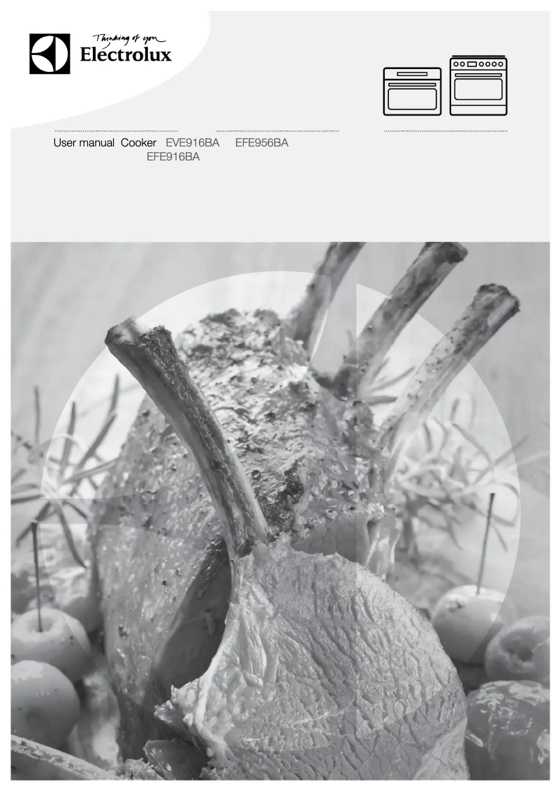 Image de la première page du manuel de l'appareil EVE916BA