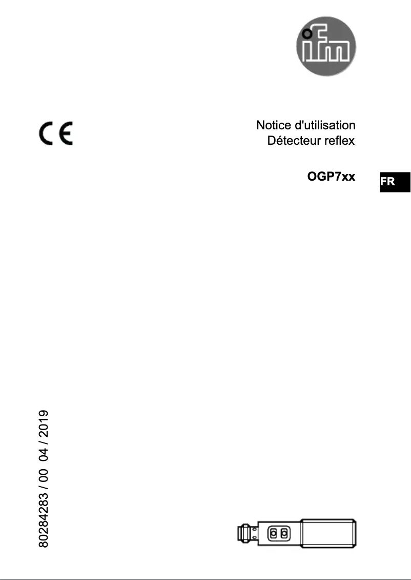 Image de la première page du manuel de l'appareil OGP701
