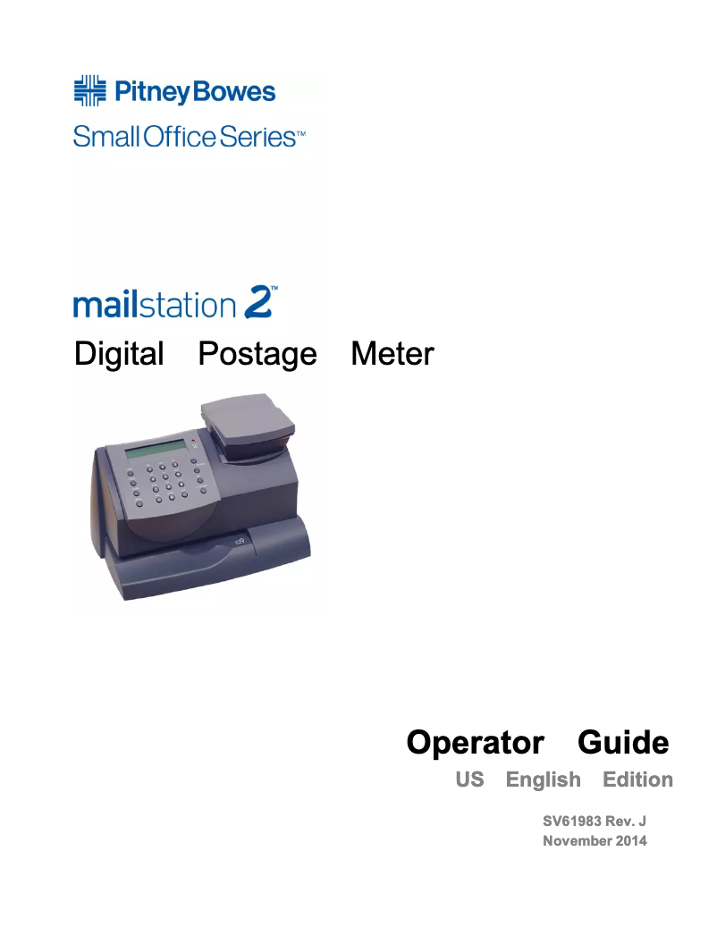 Image de la première page du manuel de l'appareil Mailstation 2