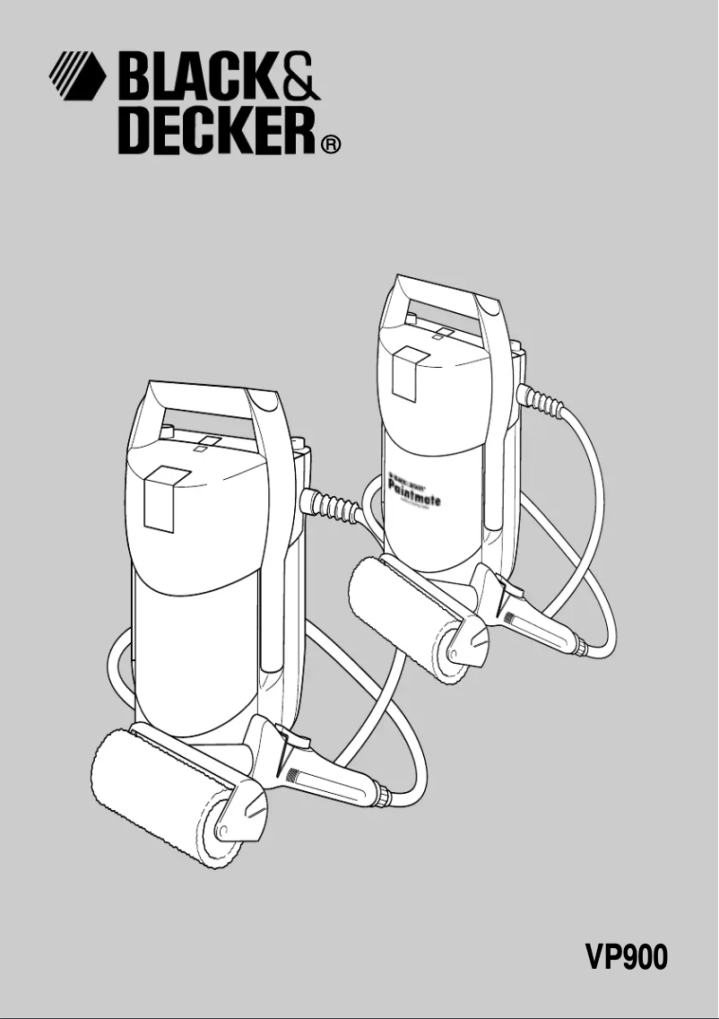 Page n°1 - Manuel utilisateur Black & Decker VP900