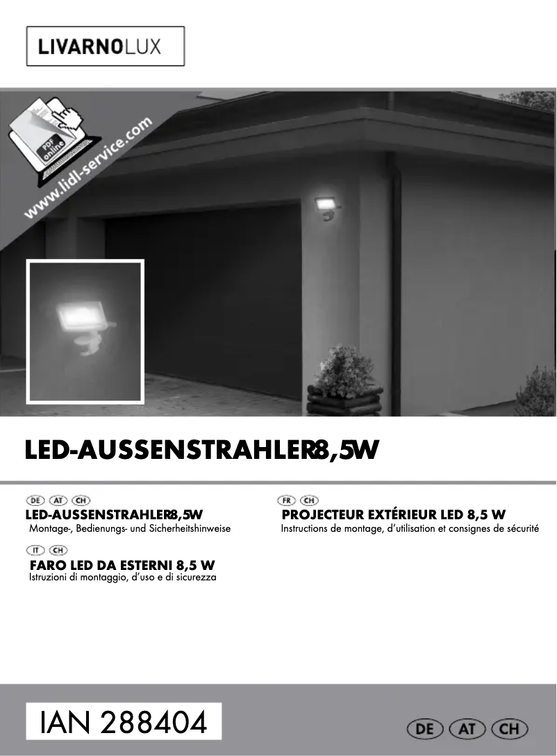 Page n°1 - Manuel utilisateur Livarno Lux HG03444