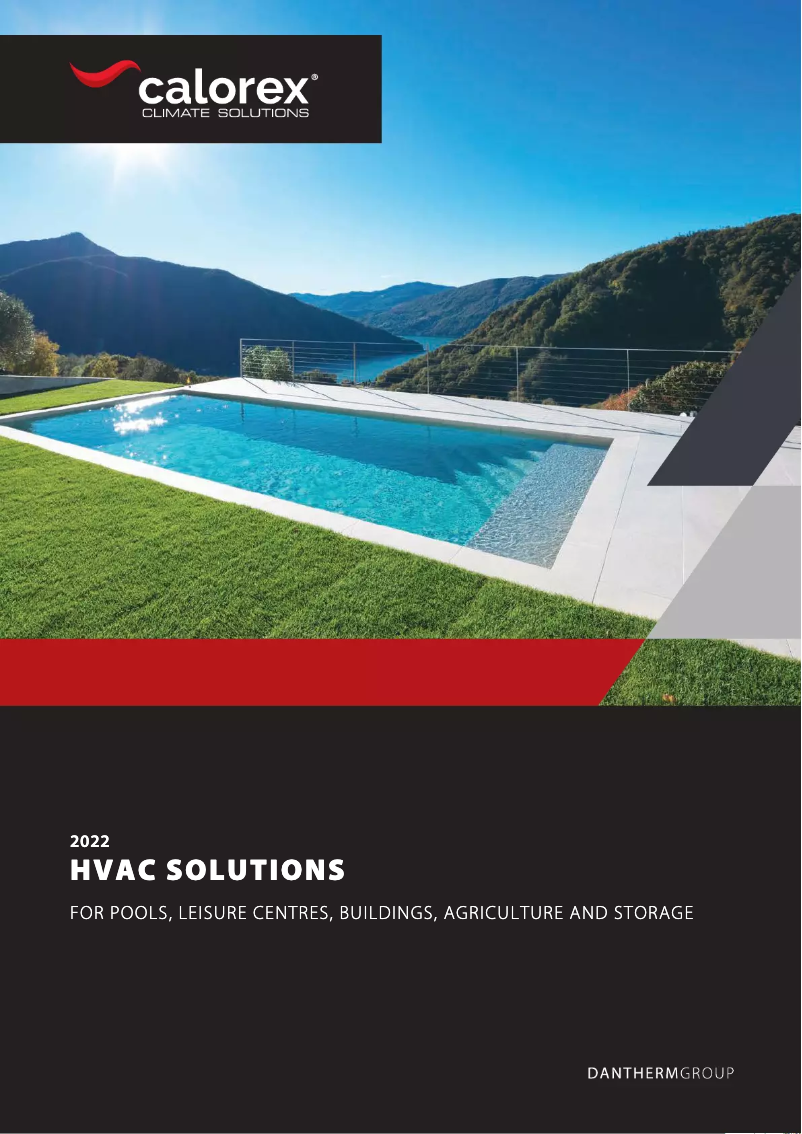 Page n°1 - Catalogue Calorex DH 15