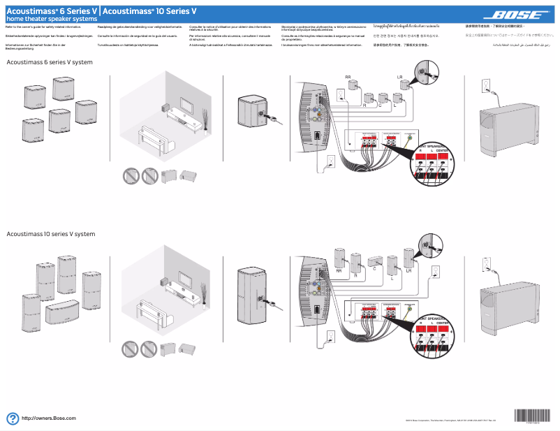 Página 1 del manual Guía de instalación Bose Acoustimass 10
