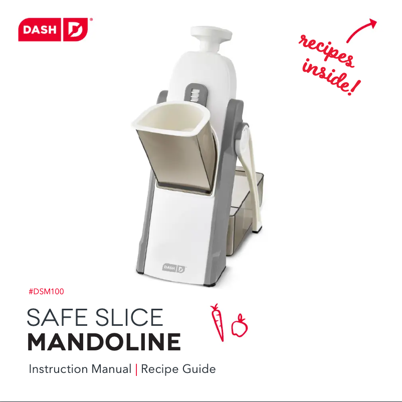Página 1 del manual Manual de usuario Dash Safe Slice Mandoline DSM100GBMN04