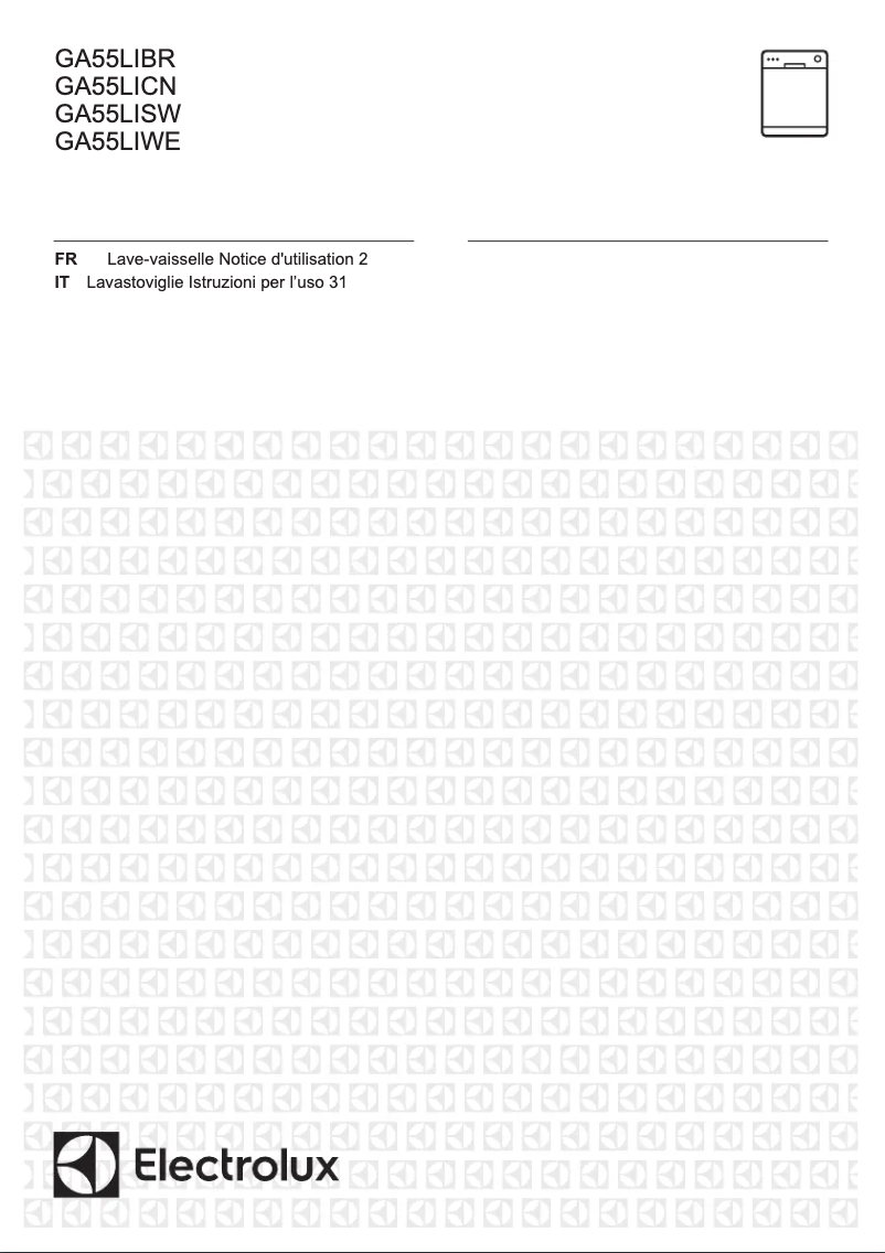 Page n°1 - Manuel utilisateur Electrolux GA55LISW