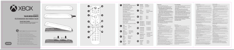 Page 1 de la notice Manuel utilisateur PDP Talon