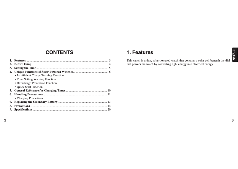 Página 1 del manual Manual de usuario Citizen CAL G430