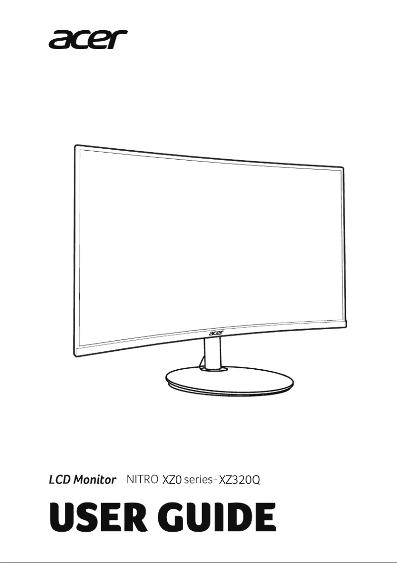 Página 1 del manual Manual de usuario Acer XZ320QX