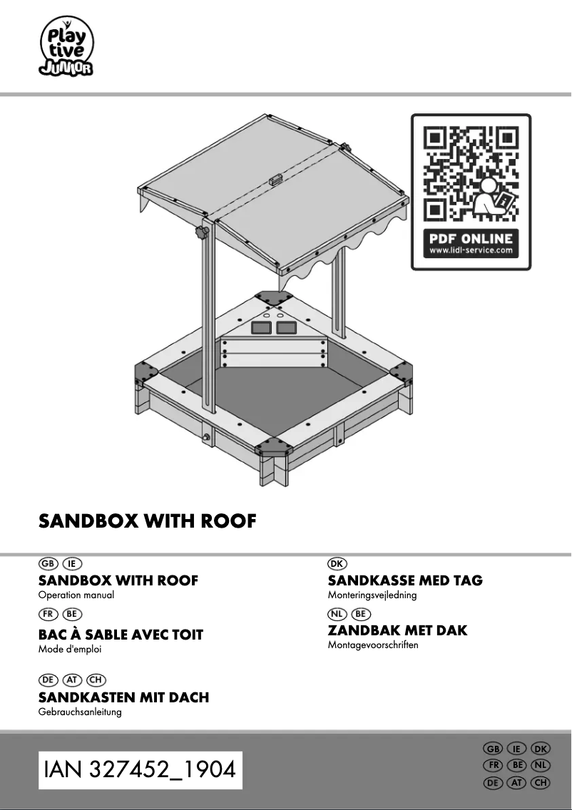 Page 1 de la notice Manuel utilisateur Playtive IAN 327452