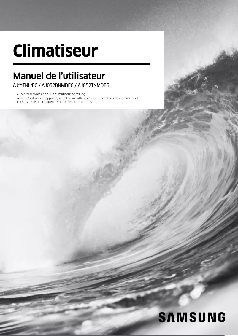 Page 1 de la notice Manuel utilisateur Samsung AJ026TNLDEG