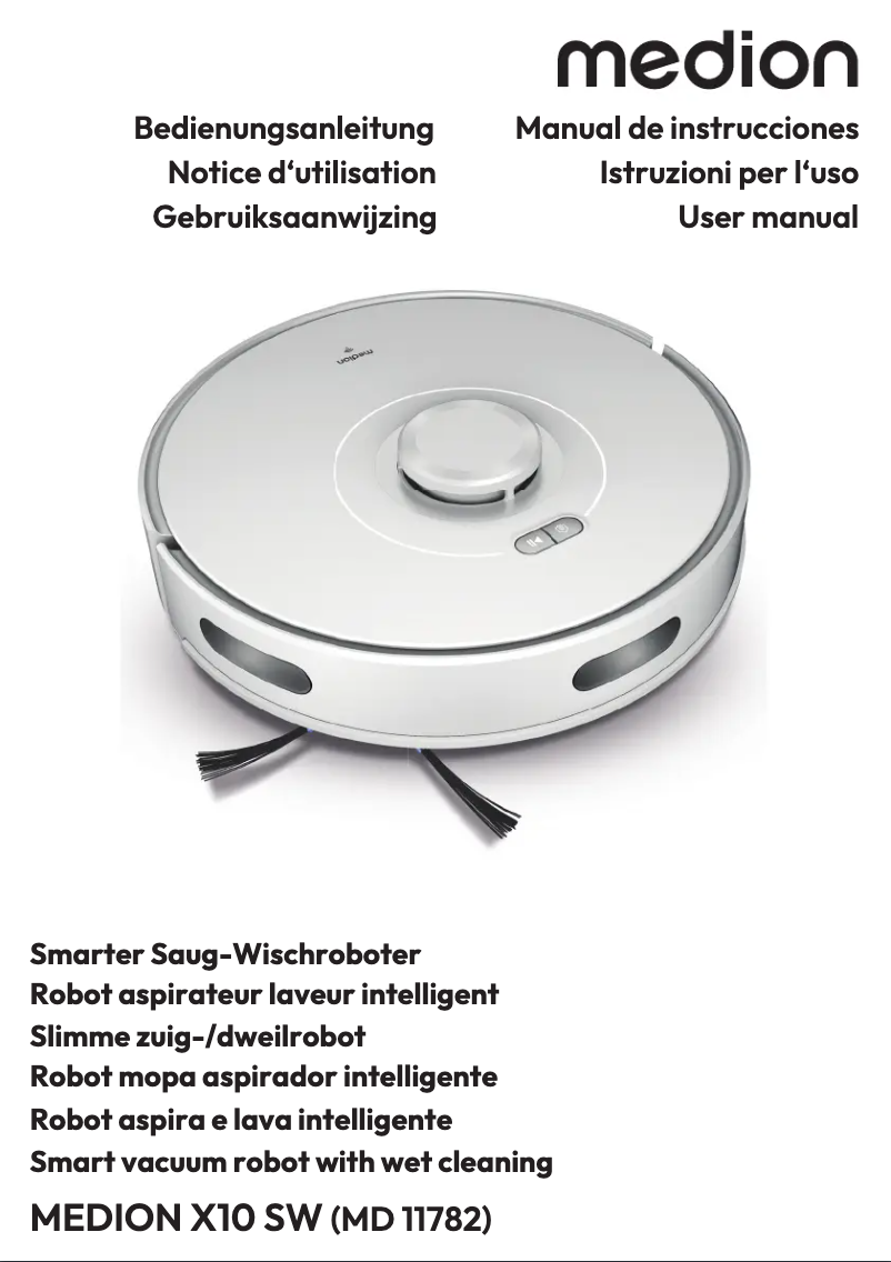 Image de la première page du manuel de l'appareil X10 SW (MD 11782)