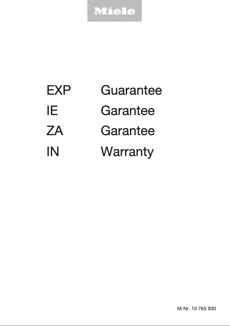 Página 1 del manual Manual de instrucciones Miele KFN 29162 D ws Series 120