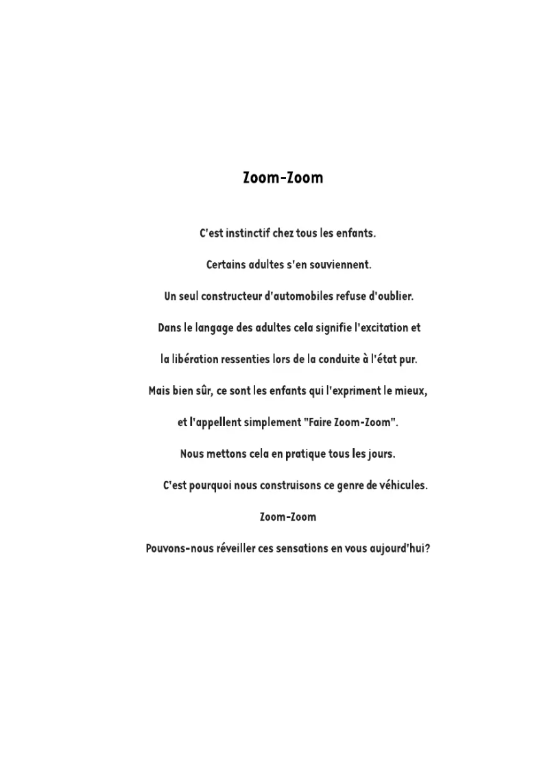 Page 1 de la notice Manuel utilisateur Mazda 5 (2009)