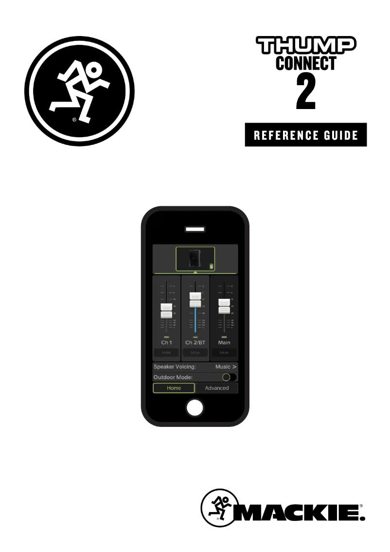 Image de la première page du manuel de l'appareil Thump 212XT