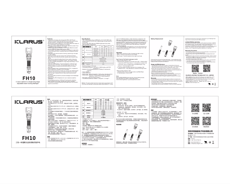 Image de la première page du manuel de l'appareil FH10