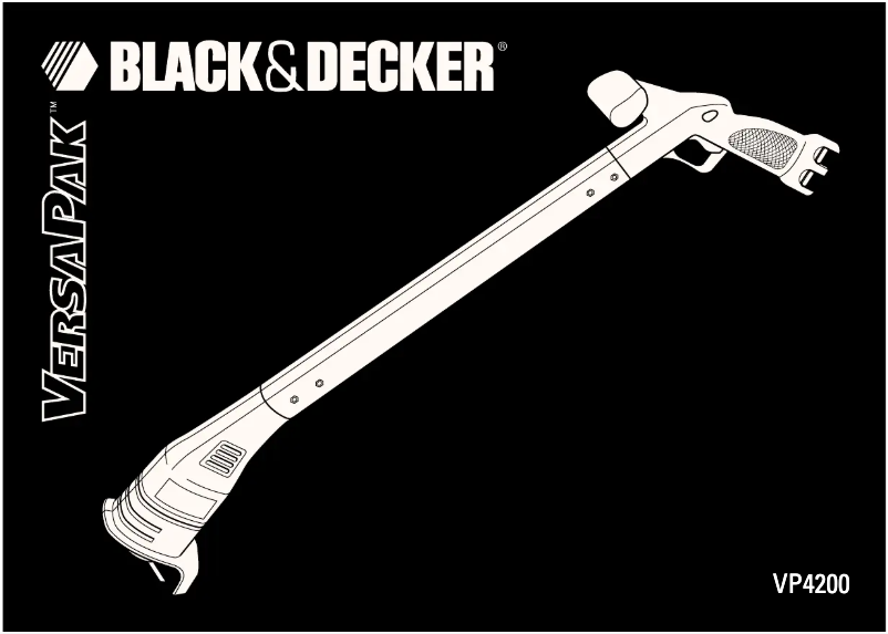Page 1 de la notice Manuel utilisateur Black & Decker VP4200