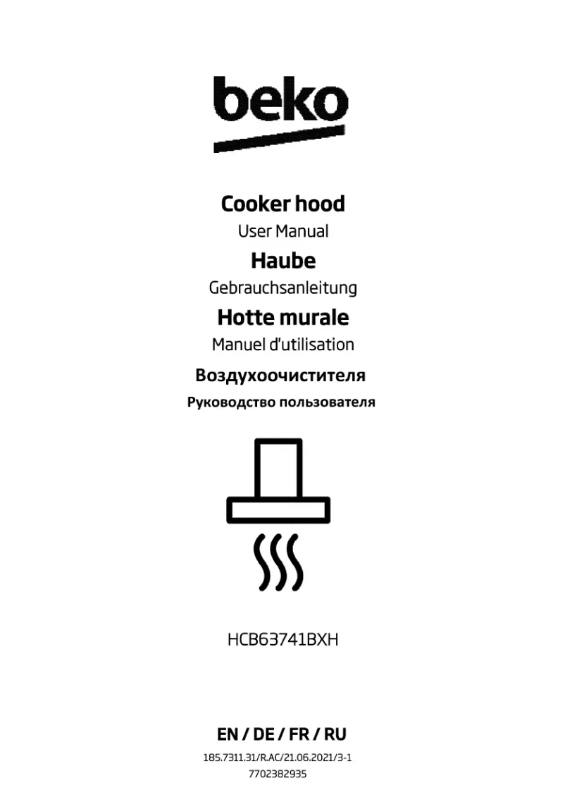 Image de la première page du manuel de l'appareil HCB63741BXH