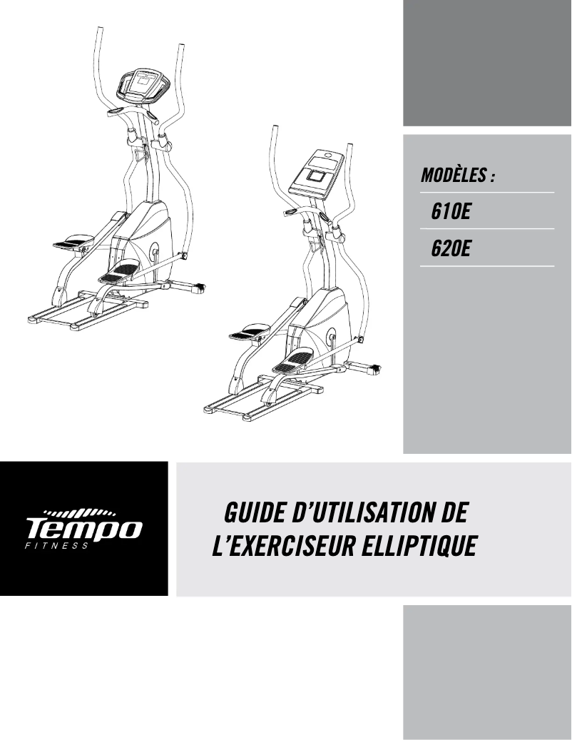 Página 1 del manual Manual de usuario Horizon Fitness 610E