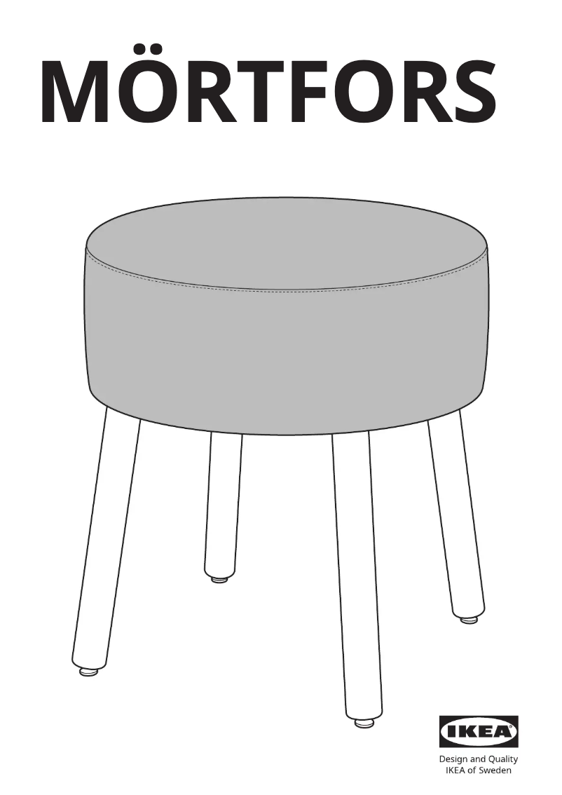 Página 1 del manual Manual de usuario Ikea MÖRTFORS 505.702.48