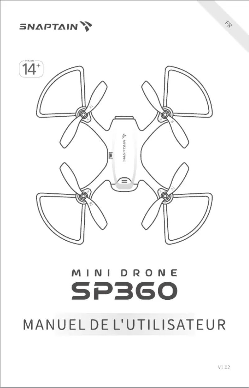 Page 1 de la notice Manuel utilisateur Snaptain SP360