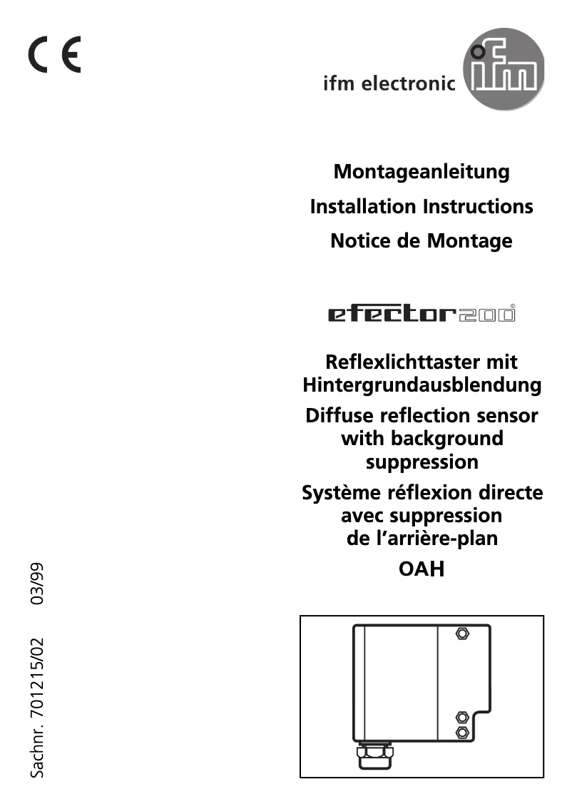 Image de la première page du manuel de l'appareil OA5201
