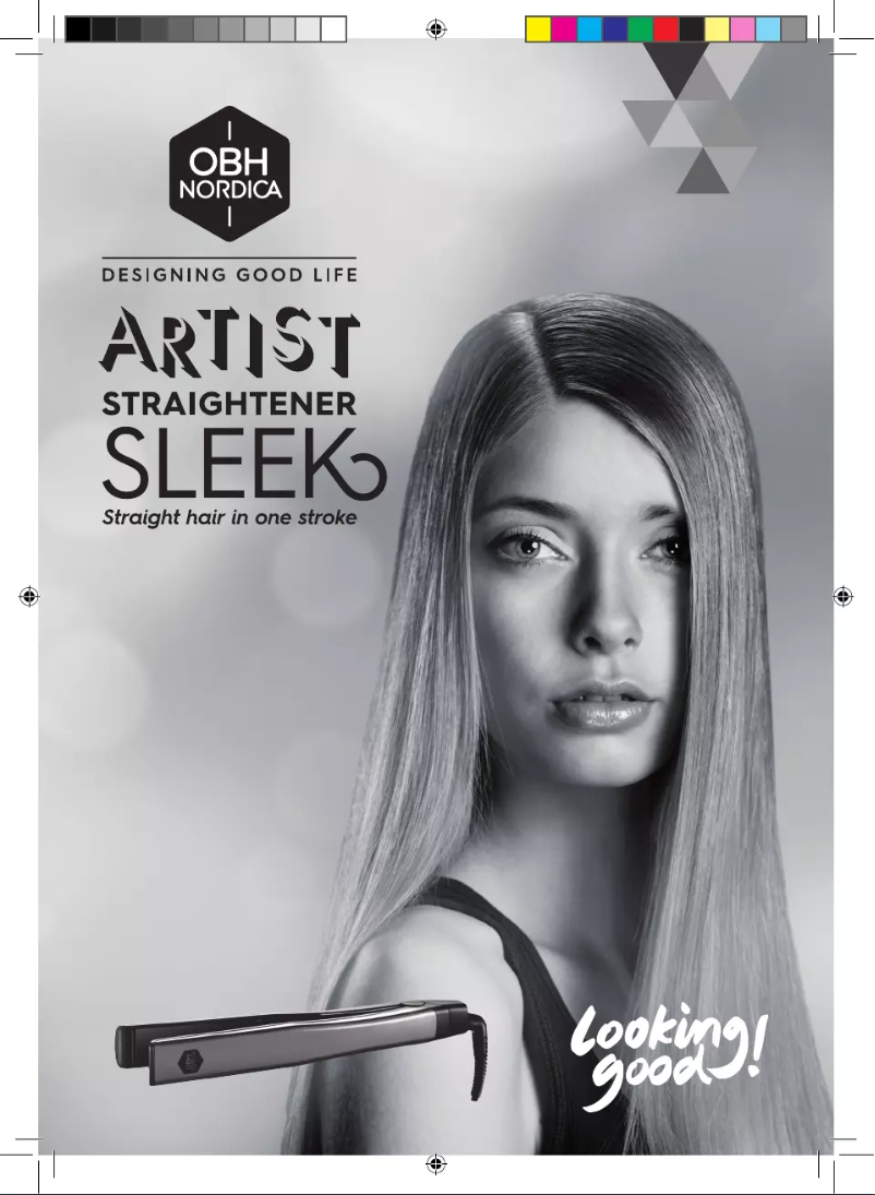 Image de la première page du manuel de l'appareil Artist Sleek