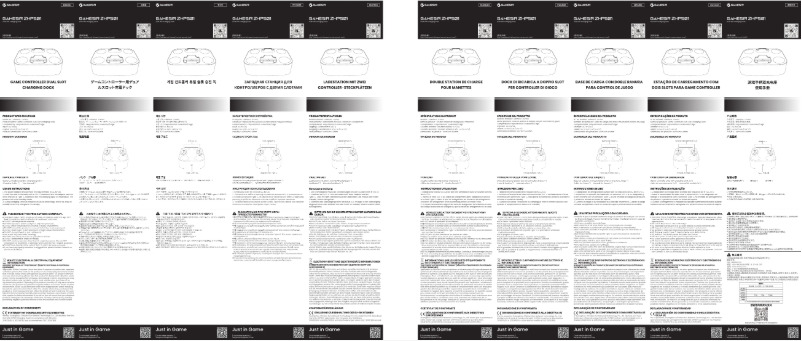 Page 1 de la notice Manuel utilisateur Gamesir ZHP501