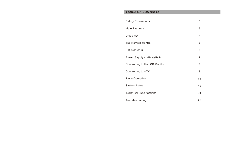 Image de la première page du manuel de l'appareil DPP 1011-070