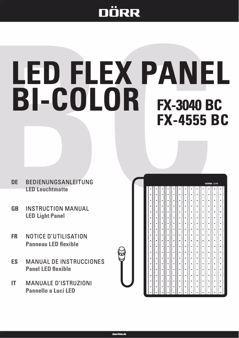 Page n°1 - Manuel utilisateur Dörr FX-3040