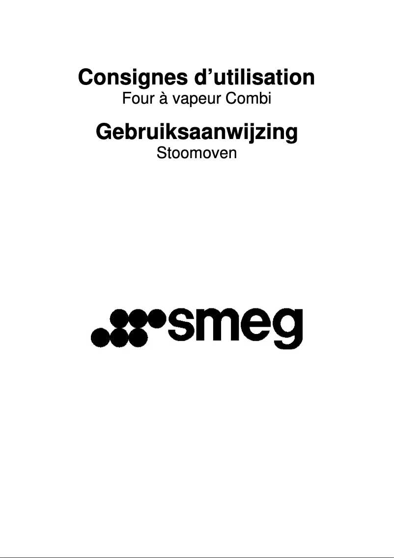 Page 1 de la notice Manuel utilisateur Smeg S45VCX2