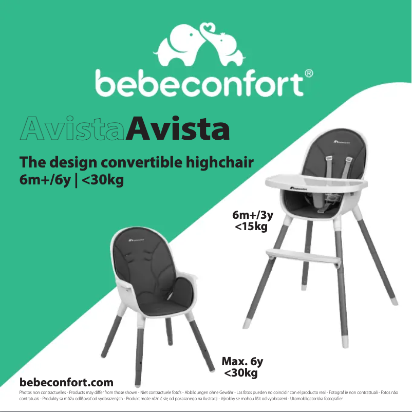 Page n°1 - Manuel utilisateur Bebe Confort Avista